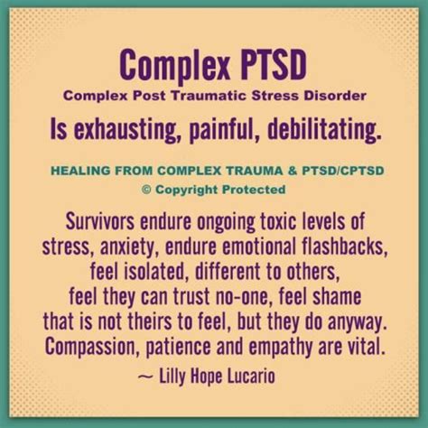 complex post traumatic stress
