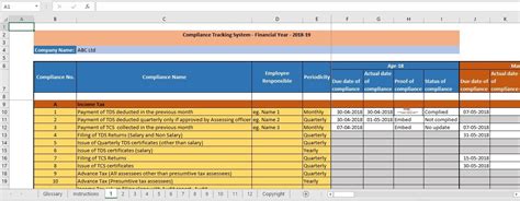 compliance tracking tool implementation