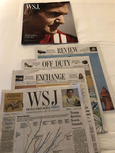 complimentary wsj weekend print subscription