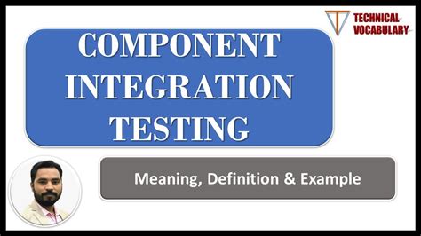 component integration testing definition