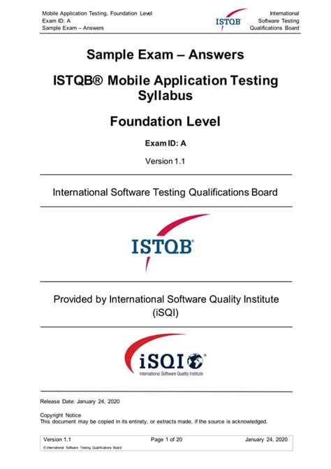 Component Testing Istqb Questions