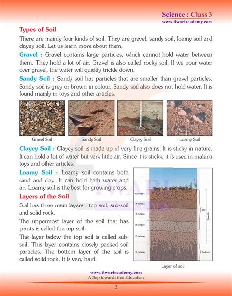 components of soil class 3