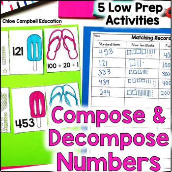 Compose And Decompose Numbers Games