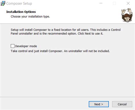 composer install syntax