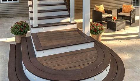 Composite Decking Steps On Concrete Kit Over Trex Using
