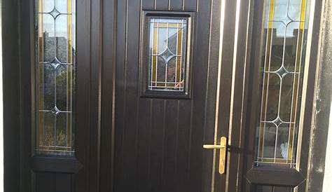 Anthracite grey composite door in Sheffield, South