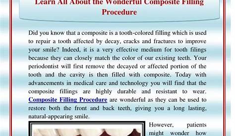 Find a Good Dentist for Composite Filling Procedure