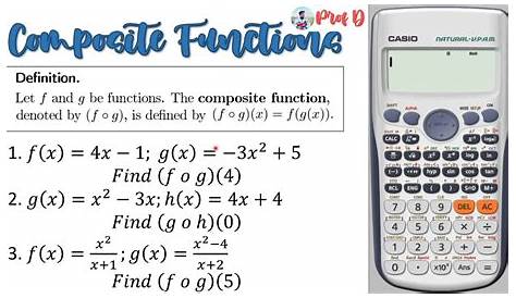 Composition Calculator Algebra 2 CALUCUL