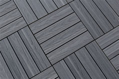Composite Deck Tiles Grey