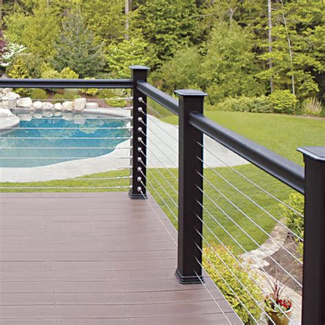 Composite Decking With Cable Railing