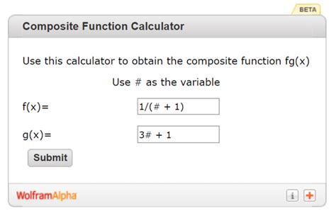 Composite Function Calculator 3 Functions