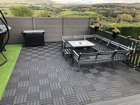 Composite Wood Decking Tiles