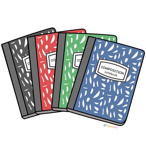 Composition Notebook Clip Art Free