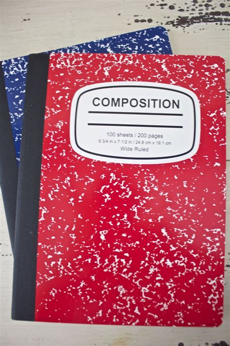 Composition Notebook Cover Journal