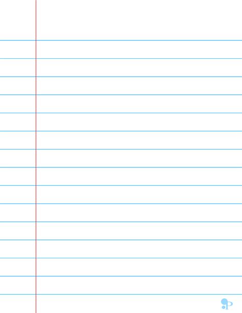 Composition Notebook Page Template