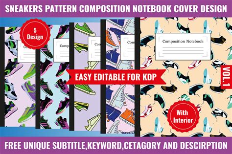 Composition Notebook Sneakers
