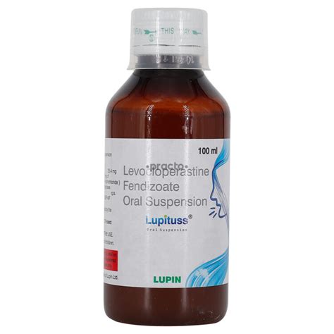 Composition Of Lupituss Syrup