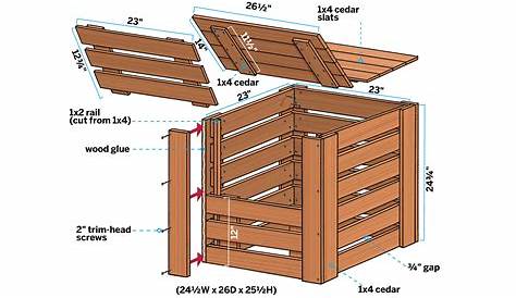 Compost Bin Plans Pdf Pin On Garden Project