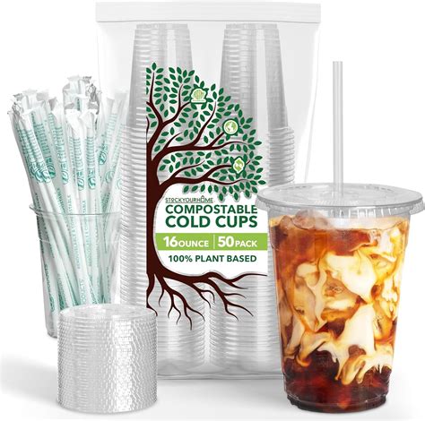 Compostable Cups Straws