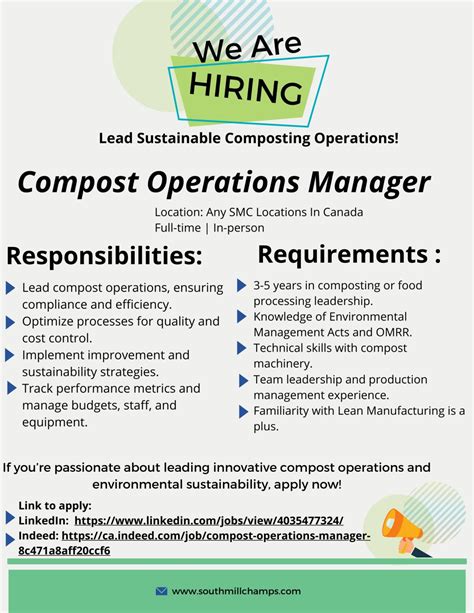 Composting Manager Jobs