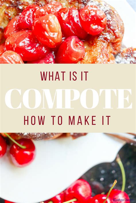 Compote Meaning Origin
