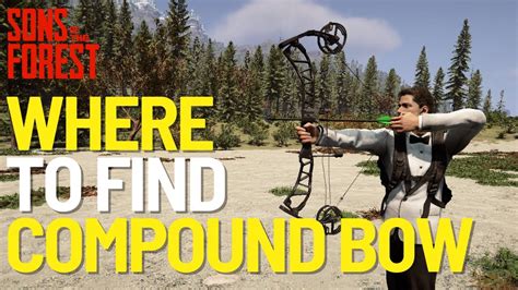 Compound Bow In The Forest