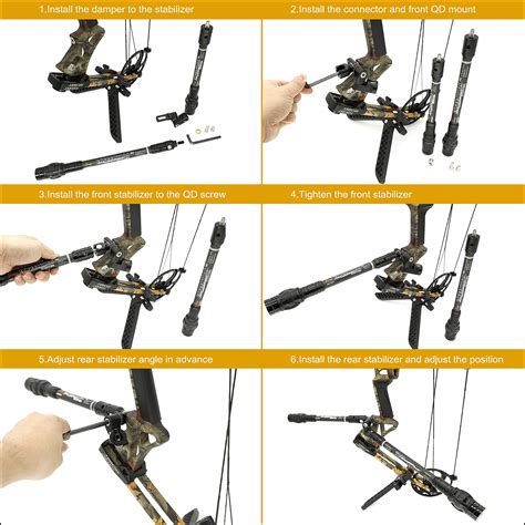 Compound Bow Rear Stabilizer