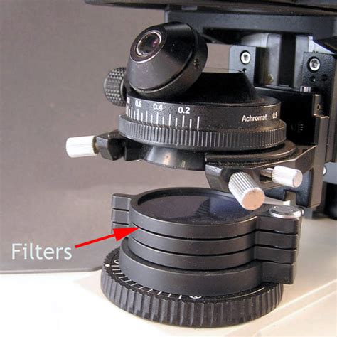 Compound Microscope Blue Filter Function