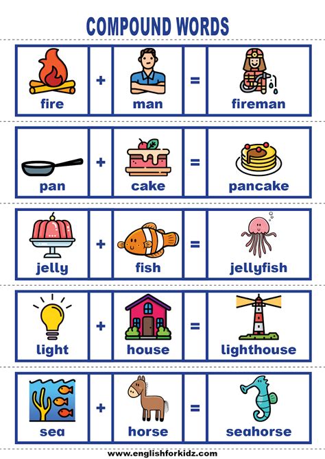 compound words examples pdf