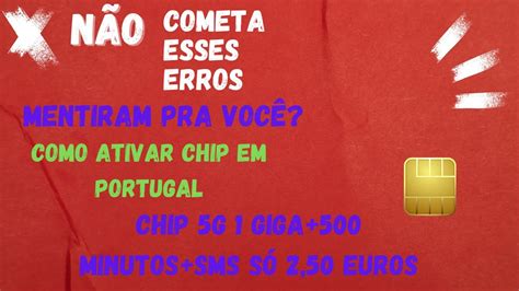 comprar chip em portugal
