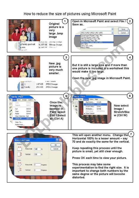 Compress Image Size Using Paint
