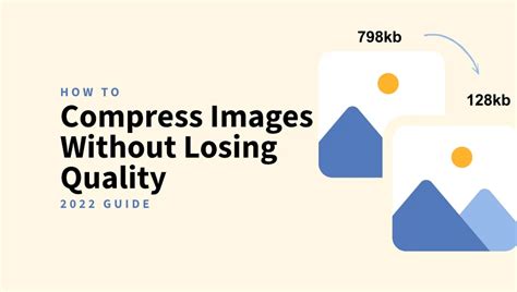 Compress photo without losing quality