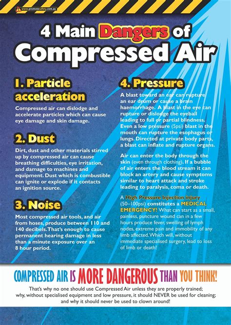Compressed Air Dangerous