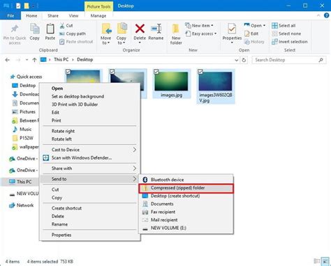 compressed file extractor windows 10