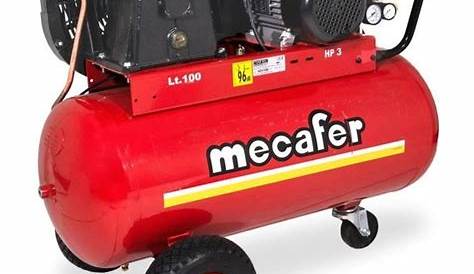 Mecafer Compresseur 425191 100l 3hp Eco Gris Foncé