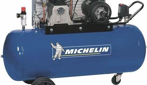 Compresseurs MICHELIN 200L bicylindre 240 lt/min