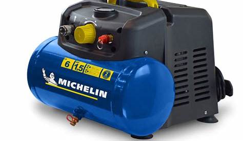 Compresseur Portatif Michelin 1 5v 8 Bar MICHELIN D’Air MBL6 Cuve 6 Litres