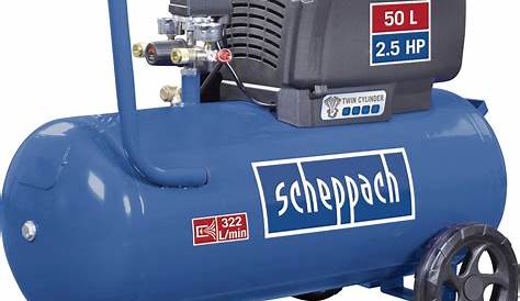 Compresseur Scheppach à Deux Cylindres 2200W 50L SCHEPPACH HC53DC