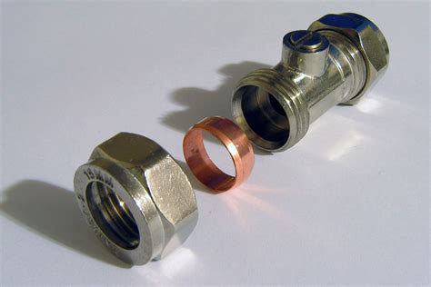 compression fittings for 1/2 inch copper pipe