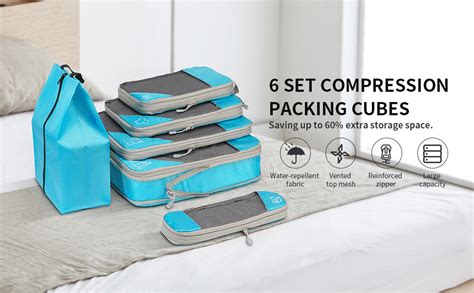 Genius Pack Set of 3 Compression Packing Cubes ** Review