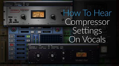 Compression Settings For Live Vocals
