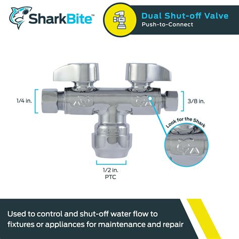 Compression Shut Off Valve Vs Sharkbite