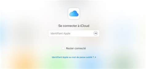 Compte iCloud
