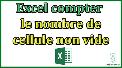 Trouver le nombre de cellules non vide Fonction NB.VAL [Excel] YouTube