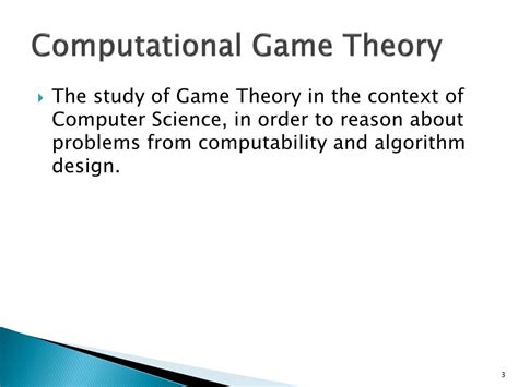 5 Ways Game Theory Computes