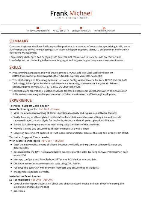 Software Engineer CV Template—25+ Examples and Writing Tips