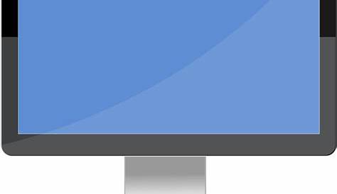 Computer Monitor - Blue PNG, SVG Clip art for Web - Download Clip Art