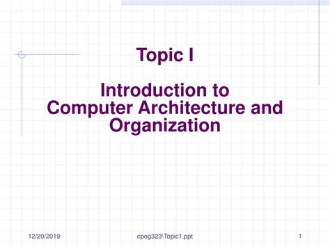 computer architecture and organization project topics