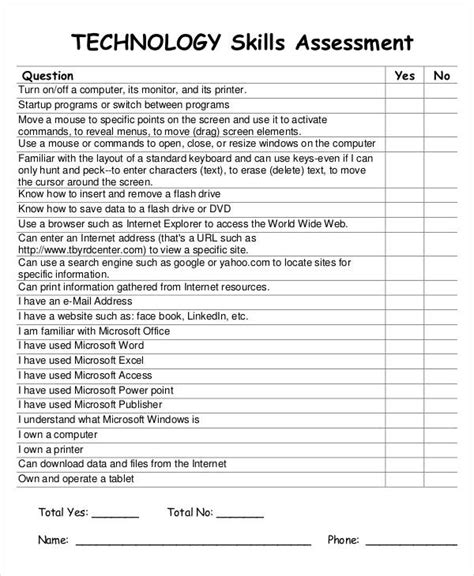 computer assessment system example