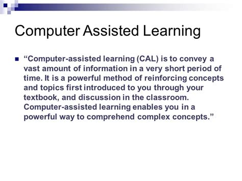 Computer Assisted Method For The Recording